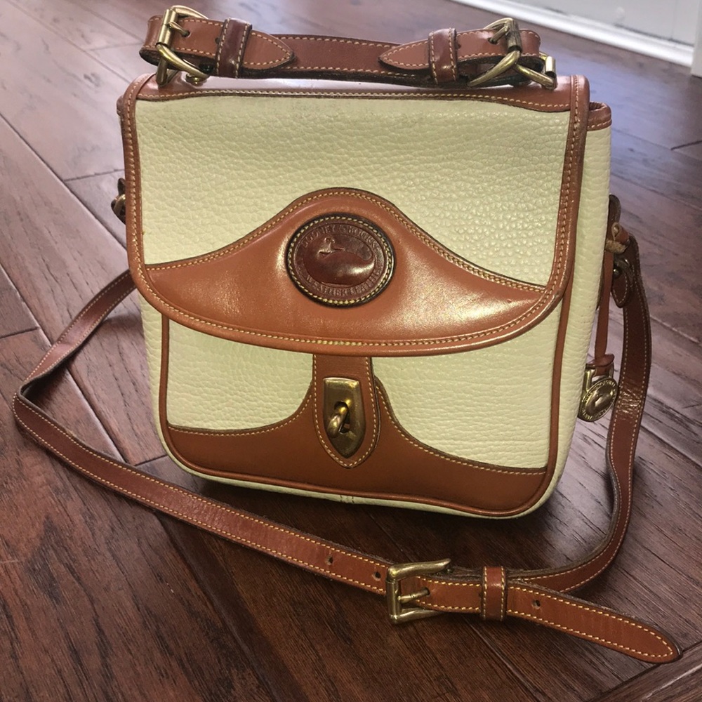 Vintage Dooney & Bourke Square Carrier Crossbody